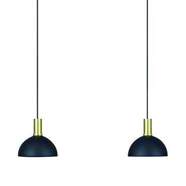 ONE Light E27 Round 2L - lampe suspendue - Ø 20 x 219,5 cm - laiton brossé