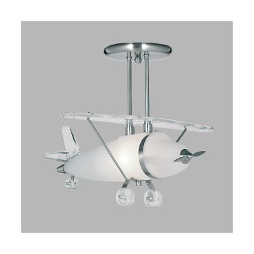 Searchlight Novelty - lampe suspendue - 49 x 47 - 39 cm - argenté