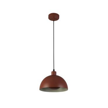 Searchlight Mars - lampe suspendue - Ø 25 x 150 cm - orange brûlé et crème