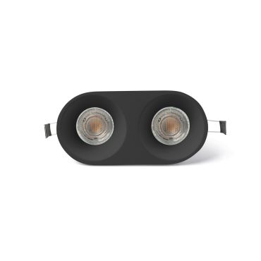 Faro Gas - spot encastré - 176 x 86 mm, 168 x 78 mm encastré - noir mat