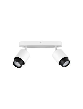Nova Luce Ison - spot en saillie 2L - 40 x 17 x 14 cm - blanc sablé