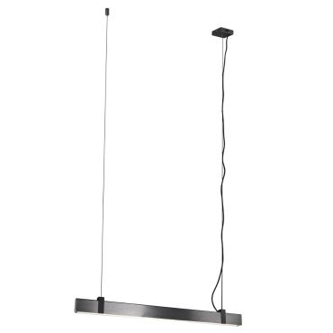 Nordlux Lilt - lampe suspendue - 115 x 4,3 x 210,2 cm - fonction Moodmaker à 3 niveaux - 27W LED inclus - acier foncé