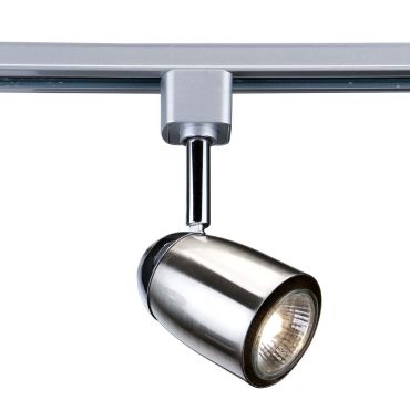 Searchlight Track &amp; Spot - spot sur rail - 6 x 17 cm - argent satiné et chrome
