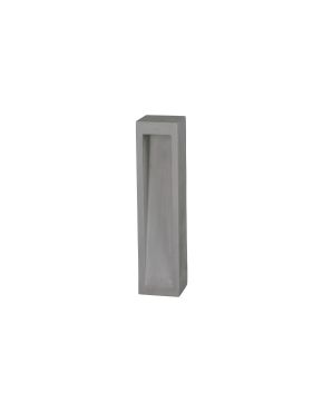 Nova Luce Barco - lampe de jardin - 12 x 60 x 12 cm - 6W LED inclus - IP65 - gris