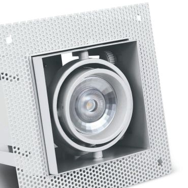 ONE Light Trimless Box - spot encastré - 89 x 89 mm, 97.5 x 97.5 mm format encastré - blanc
