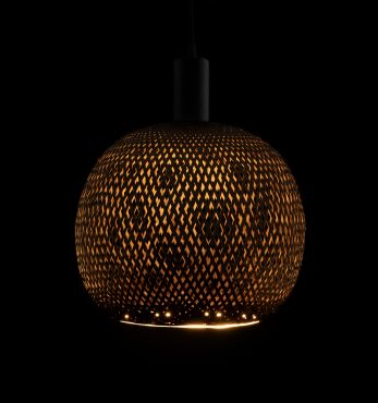 Segula Floating Bamboo LED Oval - Ø 30 cm - E27 - 6W dimmable - 2200K - bronze