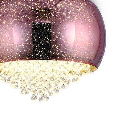 ONE Light Modern Glass Art Range - plafonnier - Ø 28 x 20 cm - cuivre