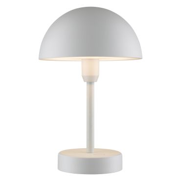 Nordlux Ellen To-Go - lampe de table extérieure sans fil avec station de charge - Ø 16 x 25 cm - 3 niveaux de gradation - 2,8W LED inclus - IP44 - blanc