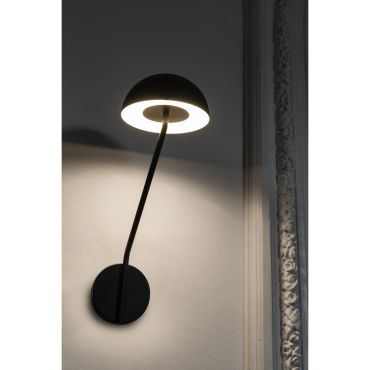 Faro Pure - applique murale - 18 x 24,5 x 41 cm - 6W LED inclus - noir mat