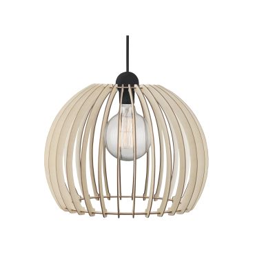 Nordlux Chino - lampe suspendue - Ø 40 x 284 cm - brun clair et noir