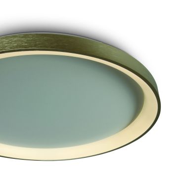 ONE Light LED Décoratif - plafonnier - Ø 58 x 5,7 cm - 48W LED inclus - or brossé