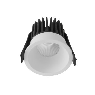 Nova Luce Petit - spot à encastrer - Ø 62 mm, Ø 55 mm à encastrer - 9W LED inclus - IP42 - blanc sable