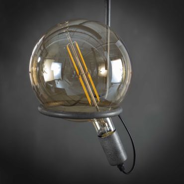 Vico Lampe à filament LED dimmable - Ø 20 x 28 cm - E27 - 8W - 2100K - ambre