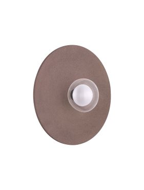 Nova Luce Vrahos - applique murale - Ø 45 x 20,5 cm - rouge terrazzo