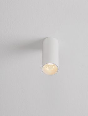 Nova Luce Mor - spot en saillie - Ø 4 x 17 cm - blanc