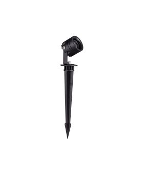 Nova Luce Sento - spot sur piquet - Ø 3,5 x 5 cm - 3W LED inclus - IP65 - anthracite foncé