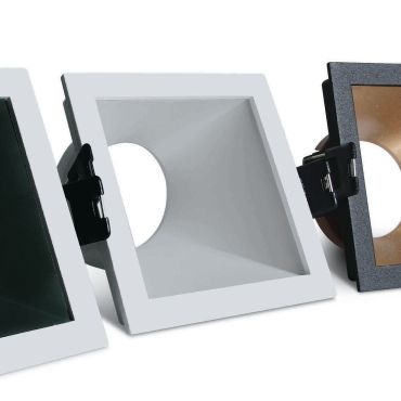 ONE Light Asymmetric Chill Out - spot encastré - 84 x 84 mm, 76 x 76 mm format encastré - blanc