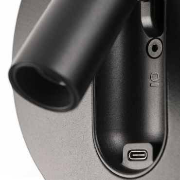 Faro Timit - lampe de chevet avec port usb - 5,3 x 11,2 x 3 cm - 4,5W LED inclus - noir mat