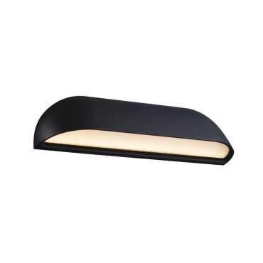 Nordlux Front - applique murale extérieure - 26 x 6,8 cm - 8W LED inclus - IP44 - noir