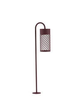 Nova Luce Motley - lampe de jardin - Ø 10 x 70 x 18,5 cm - 9W LED inclus - IP65 - corten