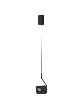 Nova Luce Kedros - lampe suspendue - 11 x 270 x 14 cm - 9W dimmable LED inclus - noir