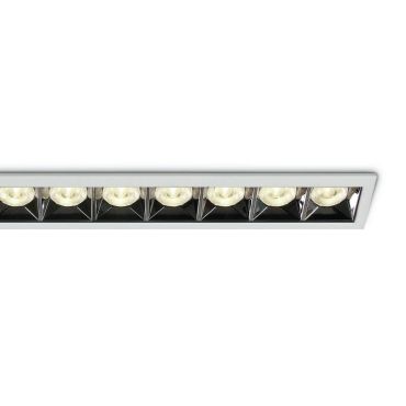 ONE Light Mirror Square Boxes - spot encastré - 395 x 54 mm, 386 x 45 mm taille d'encastrement - 40W LED inclus - blanc