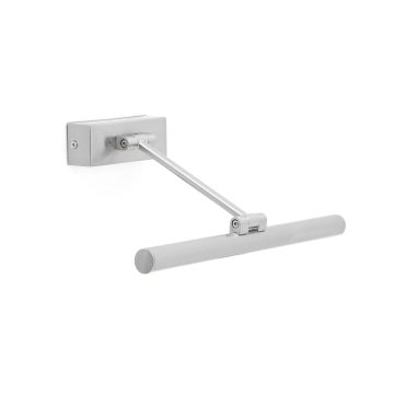 Faro Magritte - applique murale - 30 x 22 x 4 cm - 6W LED inclus - nickel satiné