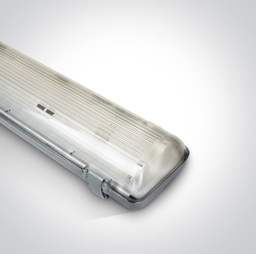 ONE Light Range Pour tubes LED T8 - 156.5 x 8 x 11cm - IP65 - gris