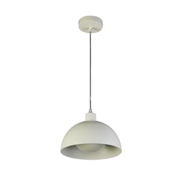 Searchlight Mars - lampe suspendue - Ø 25 x 150 cm - crème mat