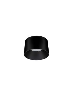 Nova Luce Atil - plafonnier - Ø 35 x 22 cm - 24W LED inclus - noir sablé