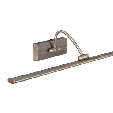 Searchlight LED Picture Lights - applique murale avec interrupteur - 38 x 11 cm - 3W LED inclus - laiton antique