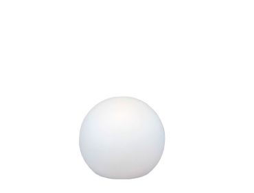 New Garden Buly 40 - lampe de table solaire - Ø 40 x 26,5 x 35 cm - 1W RGB LED inclus - IP68 - blanc
