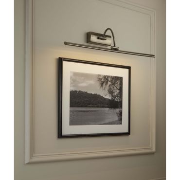Searchlight LED Picture Lights - applique murale avec interrupteur - 64 x 11 cm - 5W LED inclus - laiton antique