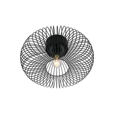 Nordlux Beroni - plafonnier - Ø 40,3 x 21 cm - noir