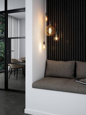 Nordlux Smart LED bulb - éclairage intelligent - Ø 6,4 x 14 cm - E27 - 4,7W - fonction dimming via app - ambre