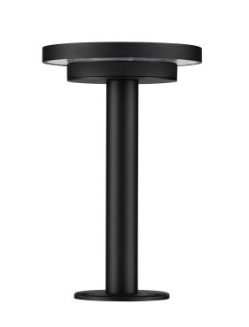 Nova Luce Nitro - lampe de jardin - Ø 15 x 23,7 cm - 12W LED inclus - IP65 - noir sablé
