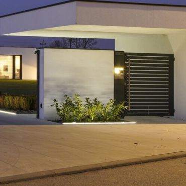 Roi Du Luminaire Recessed Beam - éclairage linéaire extérieur encastré - 200 x 3 cm - 9,4W LED inclus - IP67 - blanc et argent anodisé