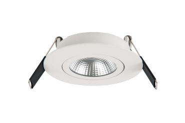 Integral LED Lux Ultra Slim - spot à encastrer - Ø 83 mm, Ø 65 mm à encastrer - 6,5W LED dimmable inclus - blanc