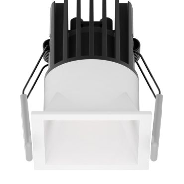 Nova Luce Bree - spot à encastrer - 56 x 56 mm, 50 x 50 mm encastré - 7W LED inclus - IP32 - blanc