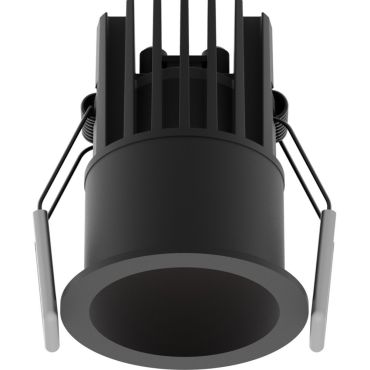 Nova Luce Bree - spot à encastrer - Ø 56 mm, Ø 50 mm à encastrer - 7W LED inclus - IP32 - noir