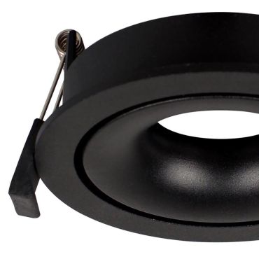 Nova Luce Enzo - spot encastrable - Ø 110 mm, Ø 105 mm encastrable - noir