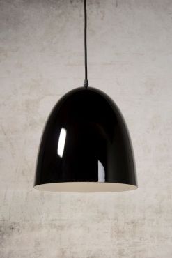 MODÈLE D’EXPOSITION - Lucide Loko - lampe suspendue - Ø 30 x 120 cm - noir