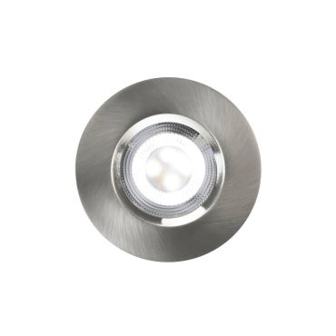 Nordlux Smart Don - spot encastré - éclairage intelligent - Ø 85 mm, Ø 72 mm encastré - 4,7W LED inclus - IP65 - nickel brossé