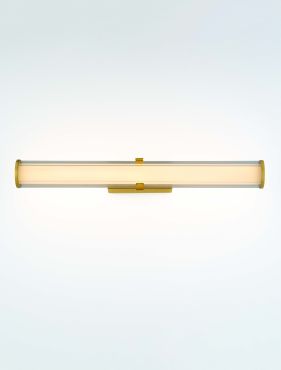 Nova Luce Hedula - applique murale - 63 x 12 x 8,2 cm - 23W LED inclus - IP44 - or sablé