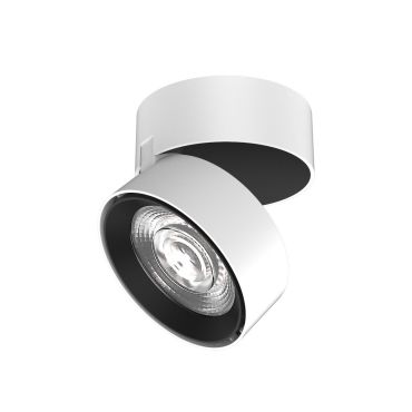 Nova Luce Universal - spot en saillie 1L - Ø 9,5 x 7 cm - 20W LED inclus - blanc sable