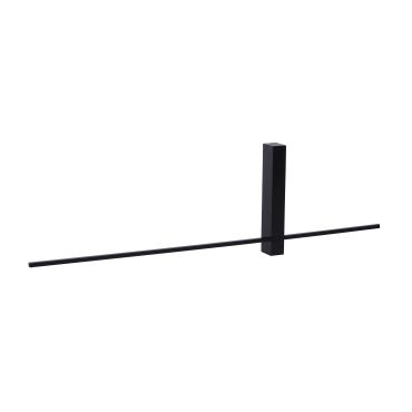 Lucide Segin - applique murale - 60 x 22 x 22 cm - 6W LED inclus - noir