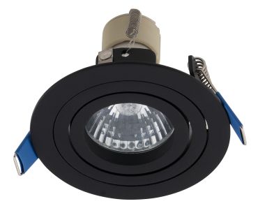 Maxlight Signal I - spot encastré 1L - Ø 90 mm, Ø 75 mm encastré - noir