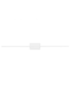 Nova Luce Azure - applique murale - 6,9 x 11,8 x 120,5 cm - 28,5W LED inclus - blanc sable