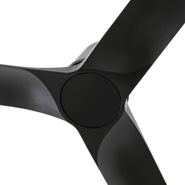 Faro Hey Tub S Tuya Smart - ventilateur de plafond - Ø 90 cm - noir mat
