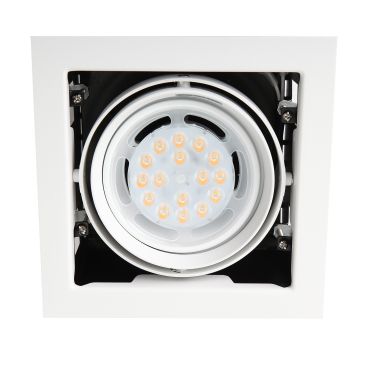 Maxlight Matrix I - spot encastré 1L - 185 x 185 mm, 150 x 150 mm format encastré - blanc